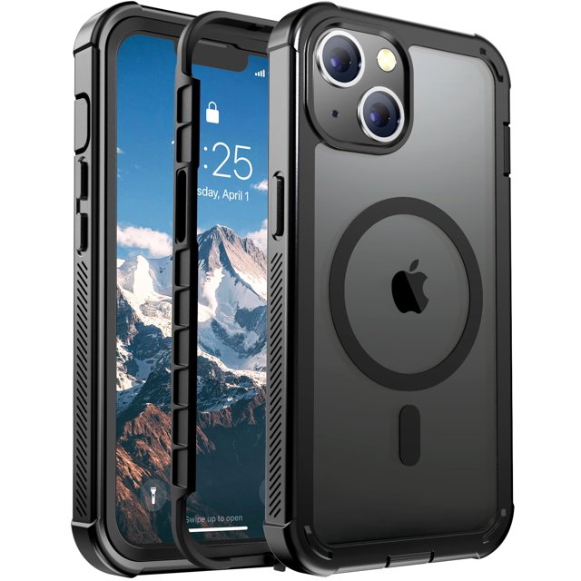 Funda para iPhone 13 jaroco de 6.1" compatible con MagSafe, resistente a golpes