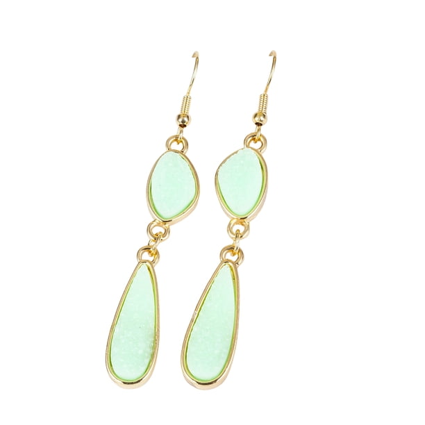 Pendientes colgantes Qarigey en forma de gota de agua