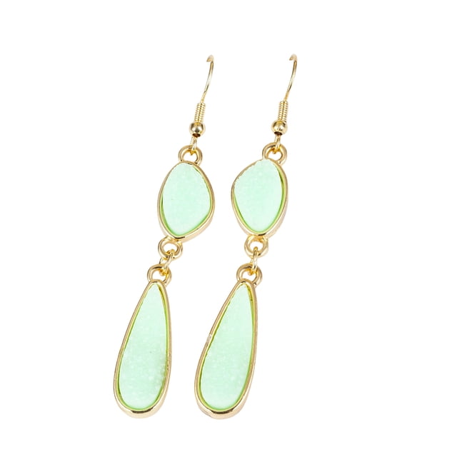 Sonducket 1 par de pendientes colgantes en forma de gota de agua, accesorios de joyería, regalos femeninos, pendientes de aleación para mujeres Type3 NO3