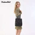 thumbnail image 3 of Montana West Women Convertible Backpack Purse Casual Crossbody Bag for Travel Work, Black, 3 of 7