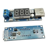 LM2596 DC-DC 4V-40V In / 1.3V to 35V Out 3A Buck Step Down Voltage Converter Module with Voltmeter