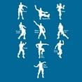 thumbnail image 2 of UGP Campus Apparel Emote Dances - Funny Youth T Shirt - Medium - Sapphire, 2 of 8