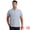 Gray, variant on Unique Bargains Men's Short Sleeve Cotton Regular Fit Button Down Formal Shirt S White