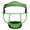 Heather Lime Green, variant on Champro Sports The Grill Defensive Fielder's Protective Steel Frame Softball Face Mask