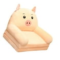 thumbnail image 4 of Sofá infantil plegable, silla infantil para sala de juegos o sala de estar. Cerdo 2 capas, 4 of 9