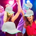 thumbnail image 4 of Taotanxi LED Hat Light Up Baseball Cap Flash Glow Party Hat Rave Accessories for Festival Club Stage Hip-hop Performance, 4 of 6