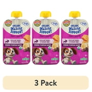 (3 pack) Earth's Best Organic Digestive Support Toddler Food, Banana Pumpkin Raisin Smoothie, 4 oz Pouch