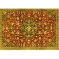 thumbnail image 1 of Ahgly Company Indoor Rectangle Persian Yellow Traditional Area Rugs, 7' x 9', 1 of 4