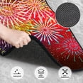 thumbnail image 3 of Naloa Fireworks Car Foot Mat Set of 4 Pieces - Universal Floor Liner Neoprene Full Set Floor Mats for Cars Trucks SUV, 3 of 7