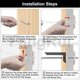 thumbnail image 5 of For Drywall Anchor With Bolt, Heavy Duty Hollow Drywall Anchor Kit,42pcs, 5 of 5