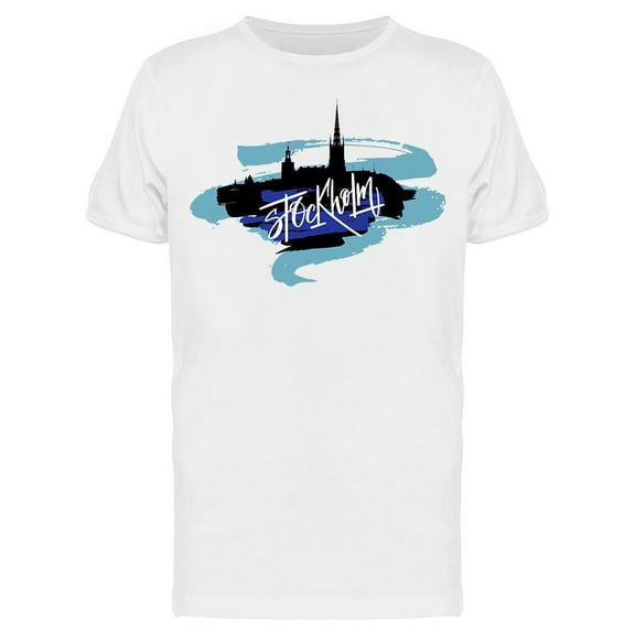 Stockholm, Logo T-Shirt Men -Image by Shutterstock, Male Medium