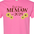 thumbnail image 4 of Inktastic First Time Memaw Est. 2024 T-Shirt, 4 of 5