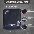 thumbnail image 2 of Play Platoon Tournament Series Cornhole Bags Regulation Set of 8 - ACO Approved Corn Hole Bags - Pro Style Premium Dual Sided Slick and Sticky Side Bag - Designed in USA - 4 Shuttle & 4 Spaceman, 2 of 7