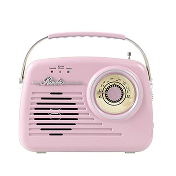 Radio Bluetooth Multifuncional Vintage de Diseño Retro con Conectividad USB, Bluetooth, SD, FM y AUX, Ideal para el Hogar y la Oficina B