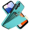 thumbnail image 4 of Feishell for Samsung Galaxy A14 5G 6.6 inch Back Wallet Case with Back Accordion Folding Card Holder,Shockproof Premium PU Leather Button Card Slots Anti-Scratch Phone Case,Mint, 4 of 7