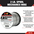 thumbnail image 2 of Performance Tool W116 Spool Mechanics Wire, 2 lb, 2 of 4
