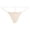 Khaki, variant on Men's Low Rise Triangle Pouch Thong Underwear Pocket Briefs T Back Design, Pink
