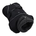 thumbnail image 1 of Almencla Warm Dog Coat Waterproof Adjustable Chest Strap Windproof Winter Pet Clothes Black L, 1 of 8