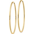 thumbnail image 3 of 14K Yellow Gold 1.25mm Endless Hoop Earring (41 X 41) Made In Peru xy1211, 3 of 6