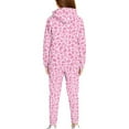 thumbnail image 3 of DISNIMO Pink Leopard Print Hoodies Sets for Girls 2 Piece Outfits Fall Hoodies for Girls Pullover Sweatshirt with Pockets for Kids Hoodie and Jogger Set Boys Drop Shoulder Hoodie 10-12, 3 of 7