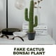 thumbnail image 4 of Flor artificial artificial, bonsái de cactus tropical, decoración creativa, decoración del hogar, plantas en macetas, 4 of 5