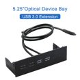 thumbnail image 6 of USB Front Panel Hub Computer Expansion Board ,PC Front Panel Plug and Play USB Hubs ,Multifunction Optical Drive Bay USB Front Panel Adapter 2 Ports USB 3.0, 6 of 8