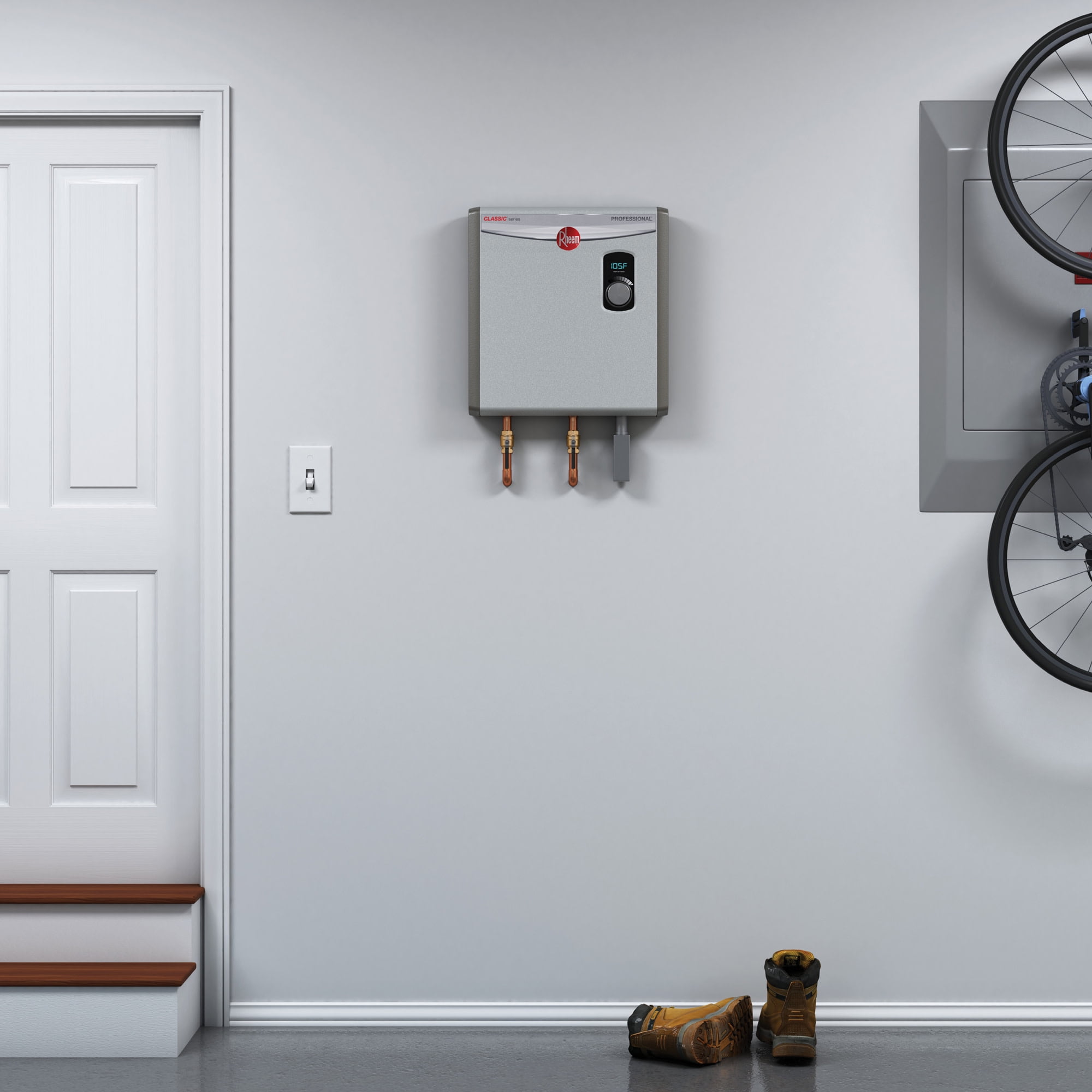 Rheem Electric 240 Volts 24000 Watts Instant Tankless Water Heater