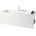 thumbnail image 5 of EAGO AM154ETL-L5 5 ft Acrylic White Rectangular Whirlpool Bathtub w Fixtures, 5 of 12