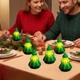 thumbnail image 5 of Gaecuw Christmas 3D Luminous Lamp, LED Tree Night Light with Cozy Warm Illumination, adds Holiday Spirit to Desk and Shelf Spaces, 3.15x2.36 Inch, Perfect for Christmas Party Favors, Green, 5 of 9