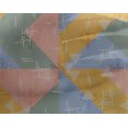 thumbnail image 4 of oneOone Georgette Viscose Fabric Line|Chevron & Triangle Geometric Decor Fabric Printed BTY 42 Inches Wide, 4 of 4