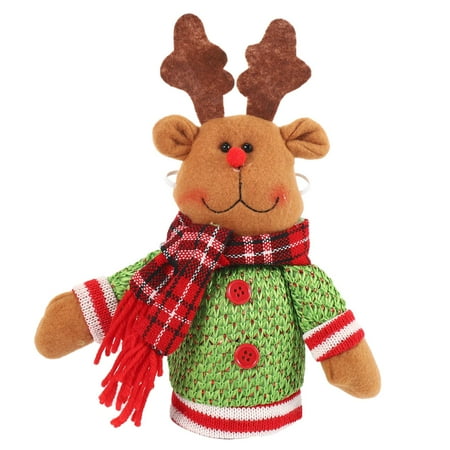 

Christmas Bottle Wine Cover Bag Christmas Decoration Mood Table Decoration Party