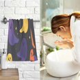 thumbnail image 7 of Yayeee 2 Pack Hand Towels for Bathroom 100% Cotton 16" x 28" Soft Absorbent Kitchen Towel, Halloween Colorful Ghosts, 7 of 7