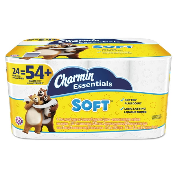 Charmin Essentials Soft Toilet Paper 24 Giant Rolls