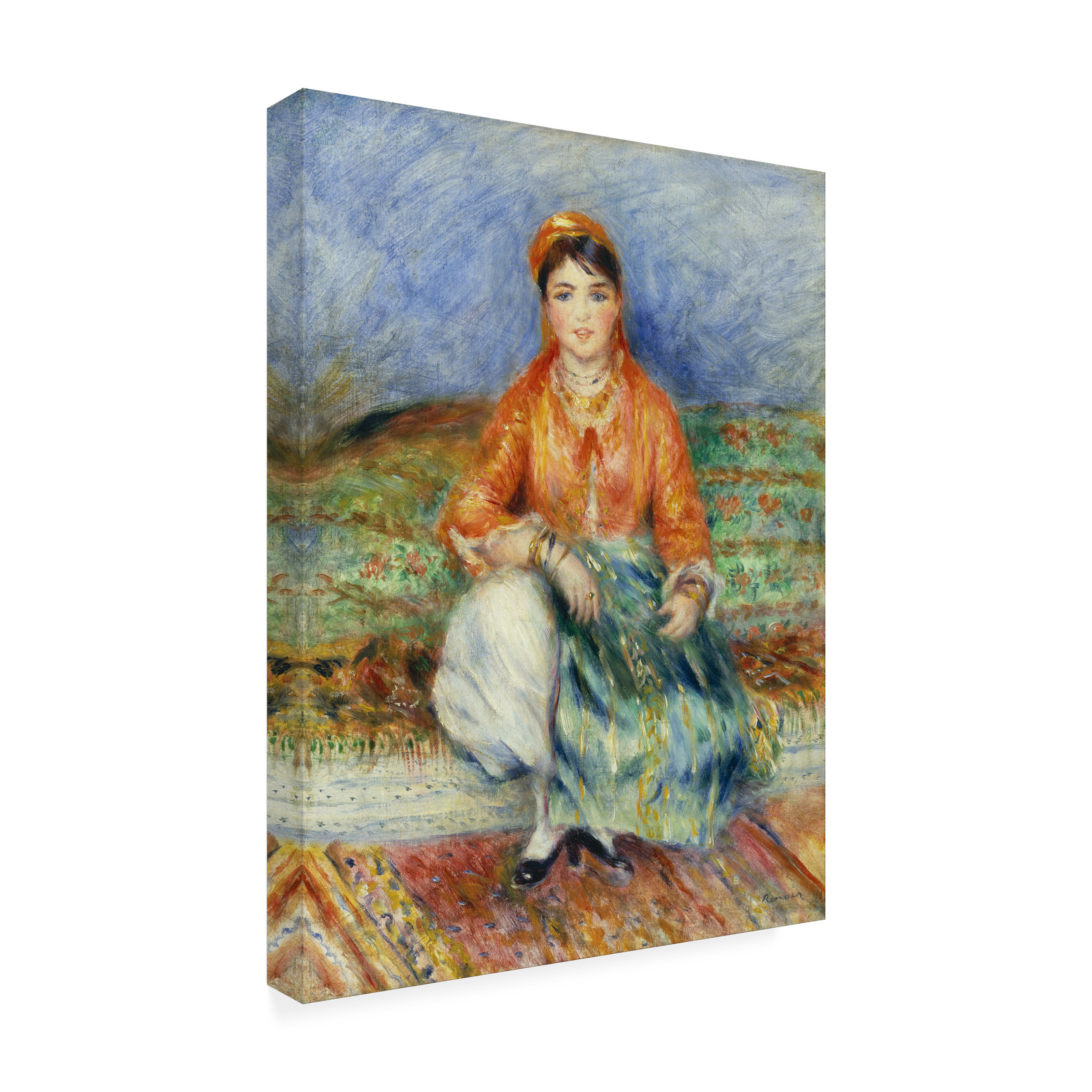 Renoir 'Algerian Girl' Canvas Art