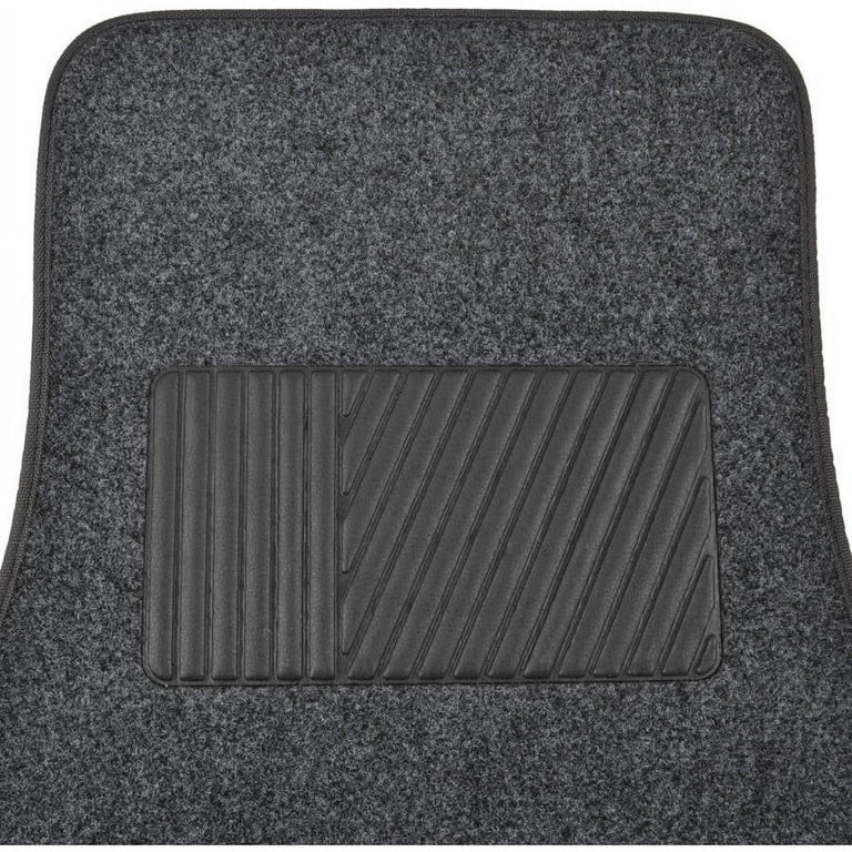 Gray Carpet Mats BDK Original Gray Carpet Floor Mats - Universal Set Of 4 For Cars, SUVs, Trucks Floor Mats For Cars - Foto 9