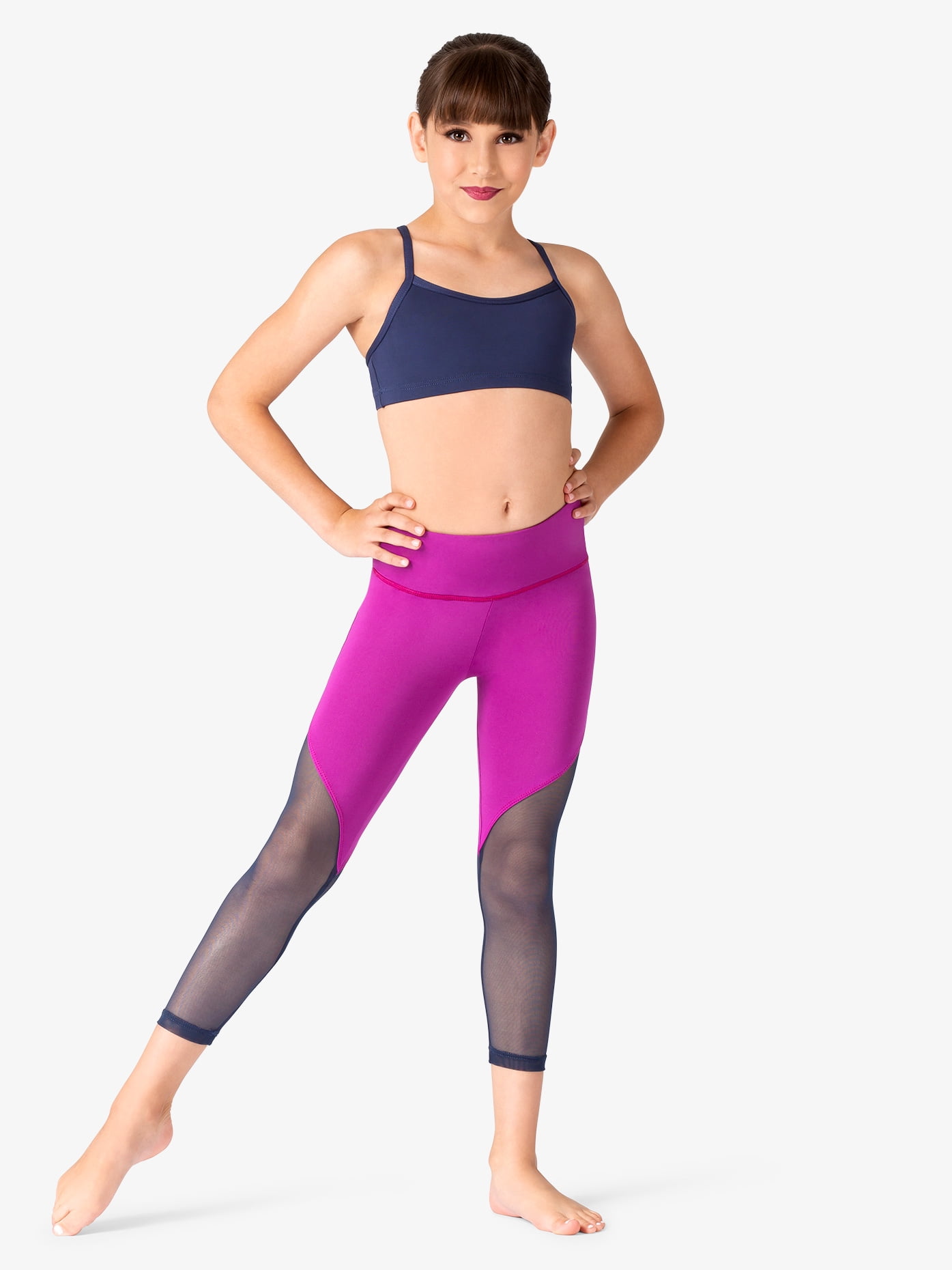 girls mesh leggings