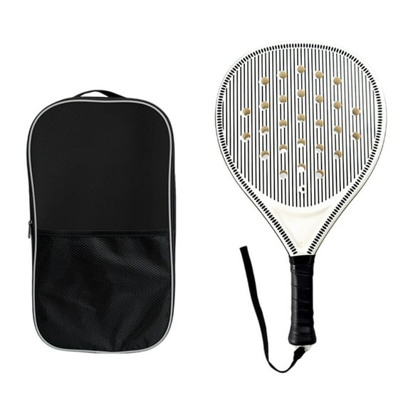 Raqueta de pádel para exteriores con correa de muñeca y núcleo de espuma EVA 1 raqueta con bolsa
