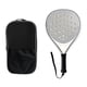 thumbnail image 1 of Raqueta de pádel para exteriores con superficie de fibra de carbono para niños principiantes 1 raqueta con bolsa, 1 of 9