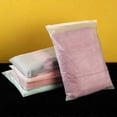 thumbnail image 3 of Bolsas de polietileno esmerilado, 100 unidades, 15 x 23 cm, con cierre hermético para guardar calcetines, guantes, fundas de teléfono, gafas de sol y mitones., 3 of 5