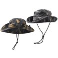 thumbnail image 2 of Baywell Men's Sun Camouflage Hat UPF 50+ Wide Brim Bucket Hat Windproof Fishing Hats, 2 of 5
