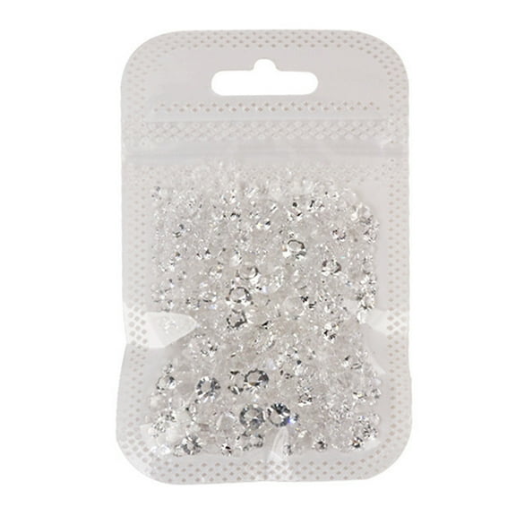 Nail Rhinestones Clear Nail Gems 3d Nail Art Decorations Nail Jewelry Point Back Nail Crystals Manicures Accessories
