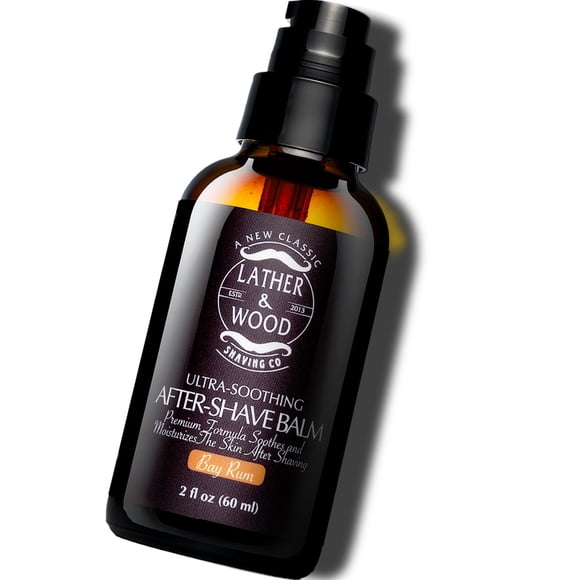 Bálsamo para después del afeitado Lather & Wood para hombre Classic Bay Rum 60 ml