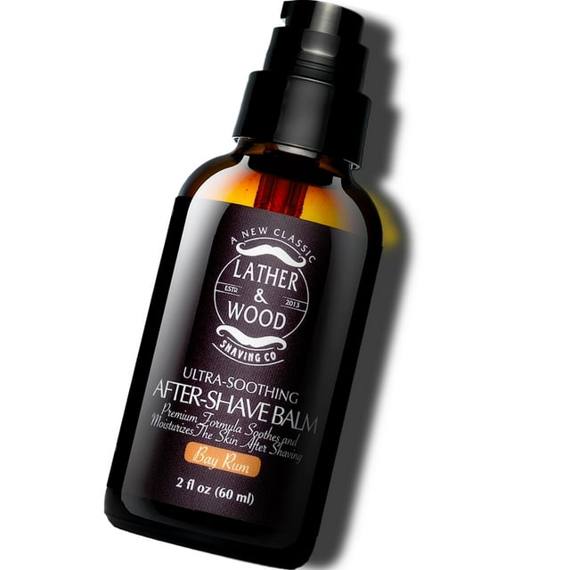 Bálsamo para después del afeitado Lather & Wood para hombre Classic Bay Rum 60 ml