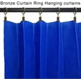 44 Pack Metal Curtain Rings with Clips, Curtain Hangers Clips, Drapery Clips with Rings, Drapes