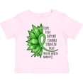 thumbnail image 3 of Inktastic Mental Health Awareness Green Sunflower Ribbon Boys or Girls Toddler T-Shirt, 3 of 5