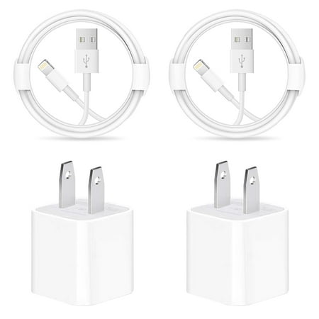 iPhone Charger-Apple MFi Certified-2-Pack USB Wall Charger Block and 6FT USB Fast Charging Cable Compatible with iPhone 14/14 Pro/14 Pro Max/14 Plus/13/12/11/Mini/XS/Max/XR/X/8/7/SE