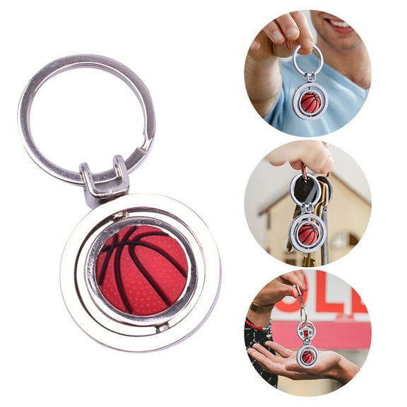 SOPOTUTU 2PCS Soccer Keychain Charms Assorted Colors Zinc Alloy Backpack Pendants Accessories