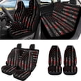 thumbnail image 2 of Uorisanigo Camouflage US Flag Car Front Back Seat Covers Full Set with Armrest & Seatbelt Pads,Steering Wheel & Handbrake Protectors,Headrest Gear Shift Cover,Cup Holder Coaster,Keychains-18 Pack, 2 of 7