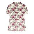 thumbnail image 4 of Chemise Ample à Manches Courtes Imprimée Décontractée Mode pour Femmes, 4 of 8