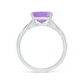 thumbnail image 2 of ANGARA Natural 3.1 Ct. Amethyst Solitaire Engagement Ring in 14K White Gold for Women (Ring Size: 11.5), 2 of 9